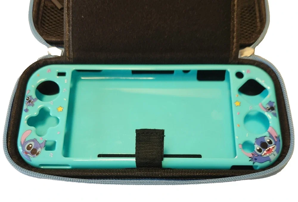 Nintendo Switch Lite Disney Lilo's Stitch Hard Skin Case w/ Travel Storage Pouch